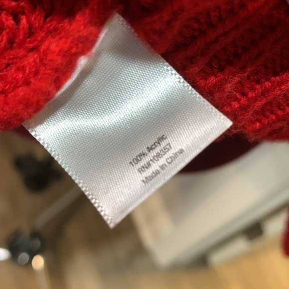 Red Ana sweater dress - Picture 3 of 9